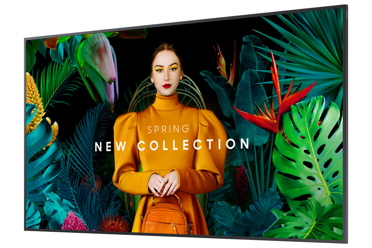 SAMSUNG DISPLAY Samsung QH55C signage display Digital signage flat panel 139,7 cm (55") LCD Wi-Fi 700 cd/m² 4K Ultra HD Black Built-in processor Tizen 24/7 (LH55QHCEBGCXGO) - Cartouches Certifiees