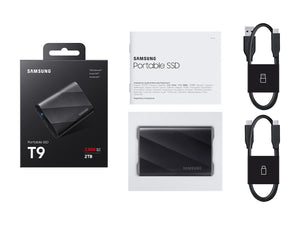 SAMSUNG MU-PG2T0B 2 TB USB Type-C 3.2 Gen 1 (3.1 Gen 1) Black (MU-PG2T0B/AM) - Cartouches Certifiees