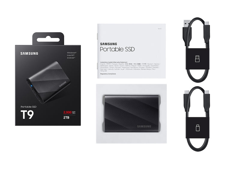 SAMSUNG MU-PG4T0B 4 TB USB Type-C 3.2 Gen 1 (3.1 Gen 1) Black (MU-PG4T0B/AM) - Cartouches Certifiees