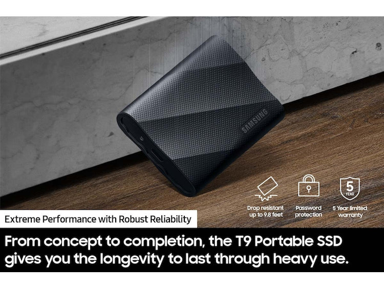 SAMSUNG MU-PG4T0B 4 TB USB Type-C 3.2 Gen 1 (3.1 Gen 1) Black (MU-PG4T0B/AM) - Cartouches Certifiees