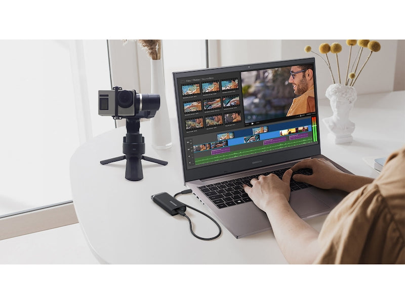 SAMSUNG MU-PH4T0S 4 TB USB Type-C 3.2 Gen 1 (3.1 Gen 1) Black (MU-PH4T0S/AM) - Cartouches Certifiees