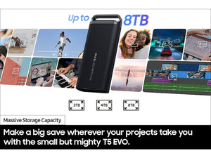 SAMSUNG MU-PH4T0S 4 TB USB Type-C 3.2 Gen 1 (3.1 Gen 1) Black (MU-PH4T0S/AM) - Cartouches Certifiees