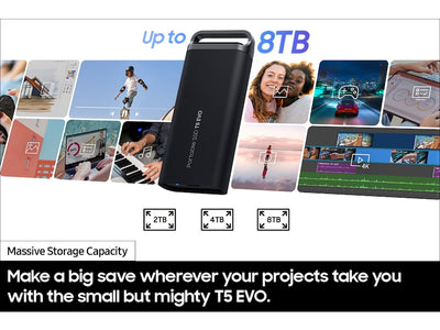 SAMSUNG MU-PH4T0S 4 TB USB Type-C 3.2 Gen 1 (3.1 Gen 1) Black (MU-PH4T0S/AM) - Cartouches Certifiees