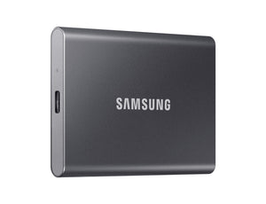 SAMSUNG T7 2 TB USB Type-C 3.2 Gen 2 (3.1 Gen 2) Titanium (MU-PC2T0T/AM) - Cartouches Certifiees