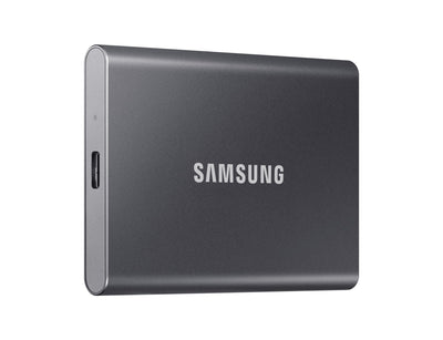 SAMSUNG T7 2 TB USB Type-C 3.2 Gen 2 (3.1 Gen 2) Titanium (MU-PC2T0T/AM) - Cartouches Certifiees