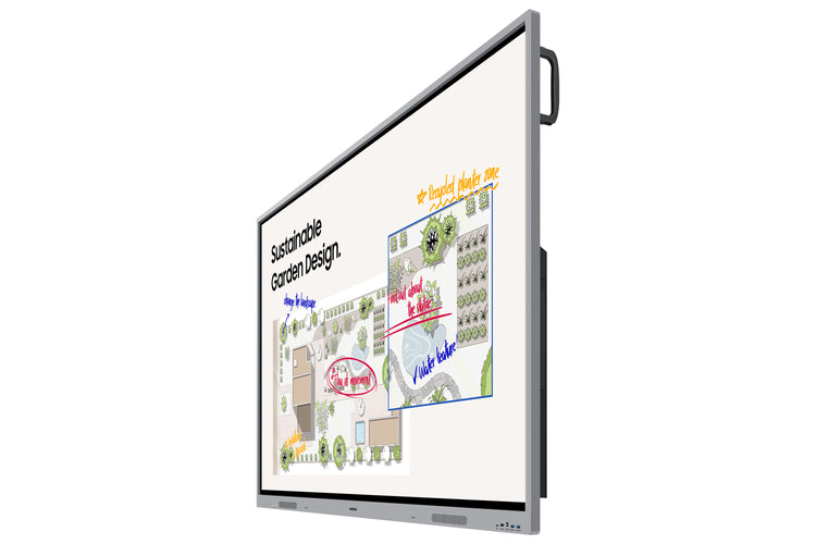 SAMSUNG WE65FX interactive whiteboard 165,1 cm (65") 3840 x 2160 pixels Touchscreen Grey HDMI (LH65WEFWLGCXZA) - Cartouches Certifiees