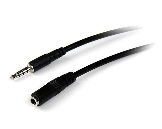 STARTECH 2m 3.5mm/3.5mm câble audio 3,5mm Noir (MUHSMF2M)