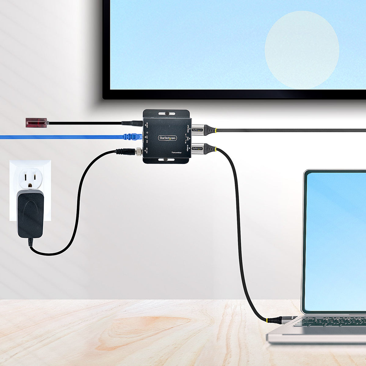 STARTECH AV extender AV transmitter & receiver Black (EXTEND-HDMI-4K40C6P1) - Cartouches Certifiees