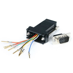 STARTECH cable gender changer DB-9 RJ-45 Black (GC98MF) - Cartouches Certifiees