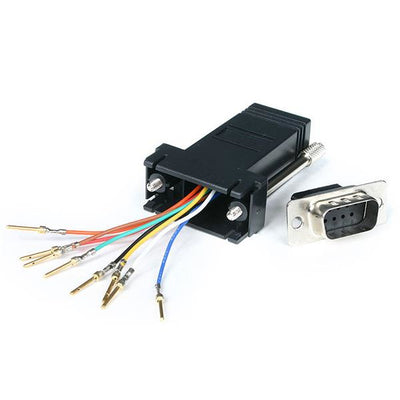 STARTECH cable gender changer DB-9 RJ-45 Black (GC98MF) - Cartouches Certifiees