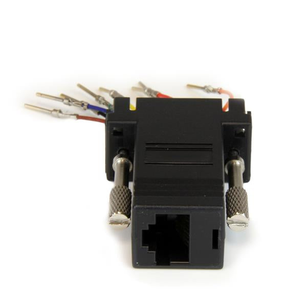 STARTECH cable gender changer DB-9 RJ-45 Black (GC98MF) - Cartouches Certifiees
