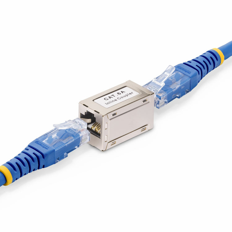 STARTECH cable gender changer RJ-45 Silver (IN-CAT6A-COUPLER-S1) - Cartouches Certifiees