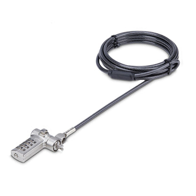 STARTECH cable lock Black, Silver 2 m (UNIVC4D-LAPTOP-LOCK) - Cartouches Certifiees