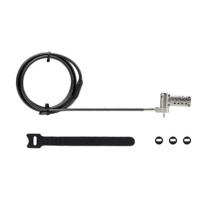 STARTECH cable lock Black, Silver 2 m (UNIVC4D-LAPTOP-LOCK) - Cartouches Certifiees