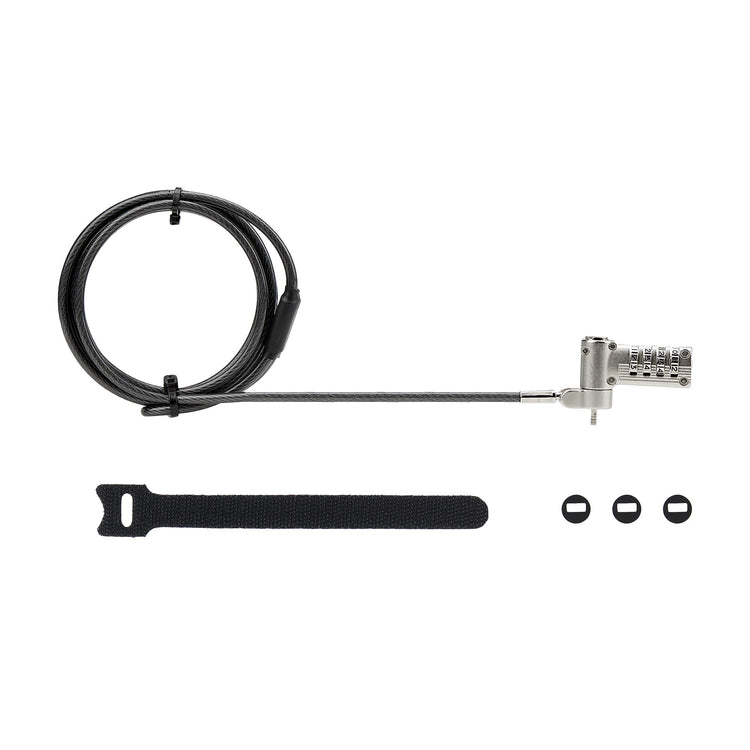 STARTECH cable lock Black, Silver 2 m (UNIVC4D-LAPTOP-LOCK) - Cartouches Certifiees