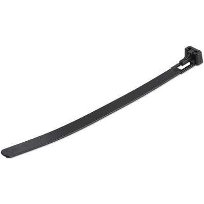 STARTECH cable tie Releasable cable tie Nylon, Plastic Black 100 pc(s) (CBMZTRB6BK) - Cartouches Certifiees