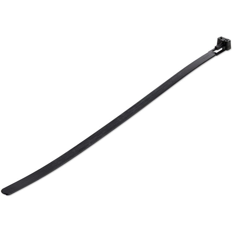 STARTECH cable tie Releasable cable tie Nylon, Plastic Black 1000 pc(s) (CBMZTRB10BK) - Cartouches Certifiees