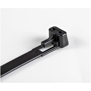 STARTECH cable tie Releasable cable tie Nylon, Plastic Black 1000 pc(s) (CBMZTRB10BK) - Cartouches Certifiees