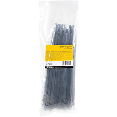 STARTECH cable tie Releasable cable tie Nylon, Plastic Black 1000 pc(s) (CBMZTRB10BK) - Cartouches Certifiees