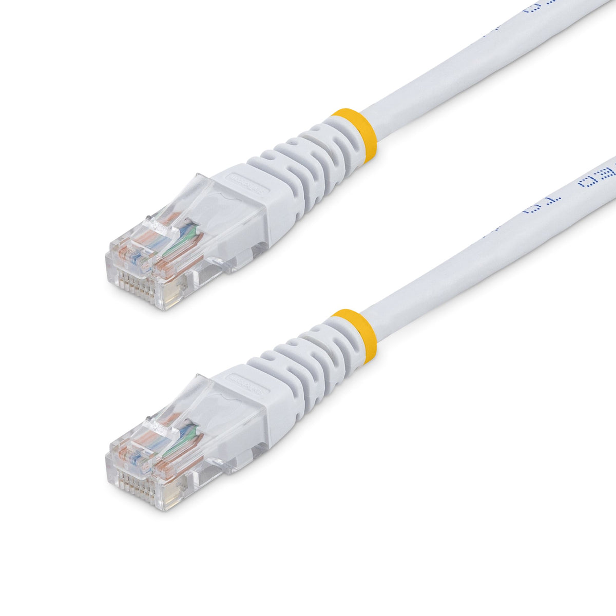 STARTECH .com 1 ft White Molded Category 5e (350 MHz) UTP Patch Cable networking cable 0,3 m (M45PATCH1WH) - Cartouches Certifiees