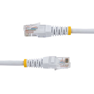 STARTECH .com 1 ft White Molded Category 5e (350 MHz) UTP Patch Cable networking cable 0,3 m (M45PATCH1WH) - Cartouches Certifiees