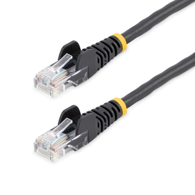 STARTECH .com 10 ft Black Snagless Category 5e (350 MHz) UTP Patch Cable networking cable 3,05 m (45PATCH10BK) - Cartouches Certifiees