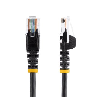 STARTECH .com 15 ft Black Snagless Category 5e (350 MHz) UTP Patch Cable networking cable 4,57 m (45PATCH15BK) - Cartouches Certifiees