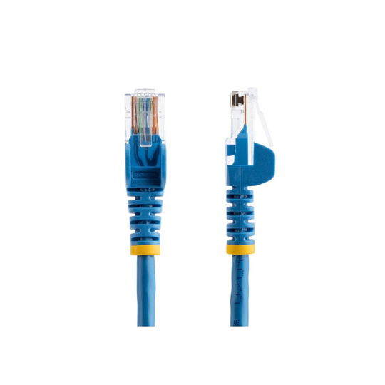 STARTECH.com Câble de Raccordement Cat5e UTP Bleu de 15 pi, Sans Accroc (RJ45PATCH15)