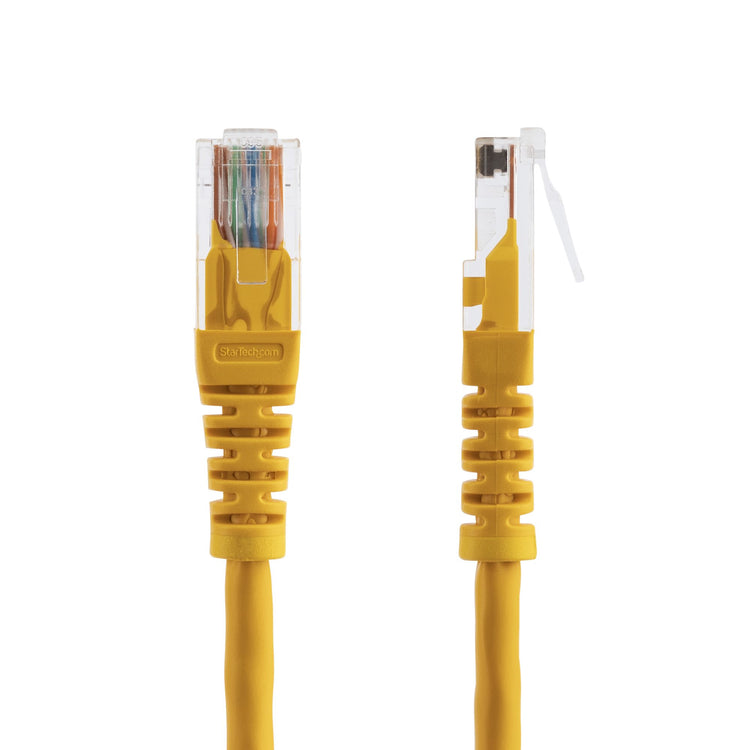 STARTECH .com 15 ft Yellow Molded Category 5e (350 MHz) UTP Patch Cable networking cable 4,57 m (M45PATCH15YL) - Cartouches Certifiees