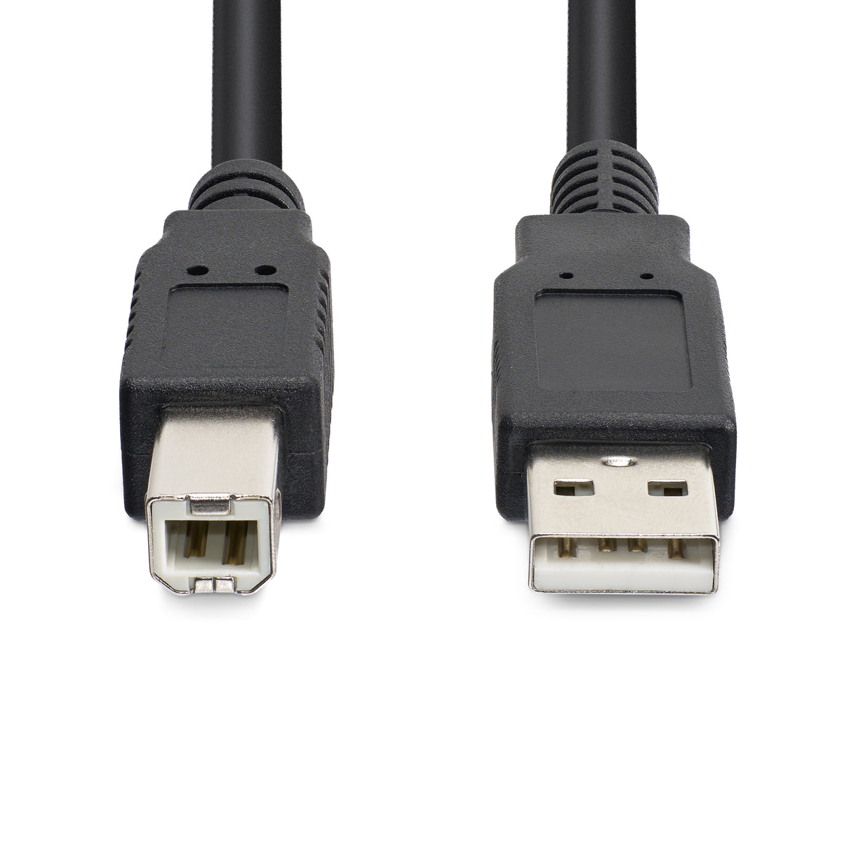 STARTECH .com 15m USB 2.0, M/M USB cable USB A USB B 0,48 Gbit/s Aluminium, Black (USB2HAB50AC) - Cartouches Certifiees
