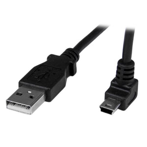 STARTECH .com 1m, Mini USB-A - Mini-B USB cable USB 2.0 USB A Mini-USB B 0,48 Gbit/s Black (USBAMB1MU) - Cartouches Certifiees