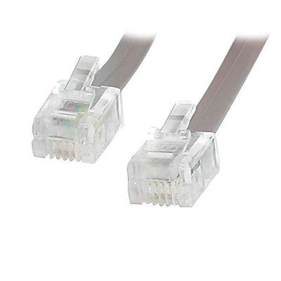 STARTECH .com 25 ft. RJ11 Telephone/Modem Cable 7,62 m Grey (RJ25FT) - Cartouches Certifiees