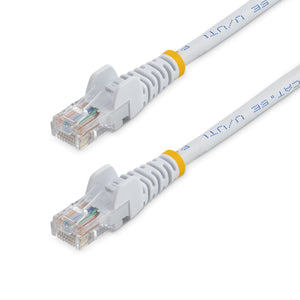 STARTECH .com 25 ft White Snagless Category 5e (350 MHz) UTP Patch Cable networking cable 7,62 m (45PATCH25WH) - Cartouches Certifiees