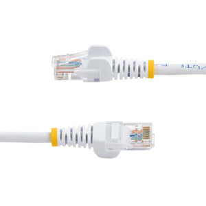 STARTECH .com 25 ft White Snagless Category 5e (350 MHz) UTP Patch Cable networking cable 7,62 m (45PATCH25WH) - Cartouches Certifiees