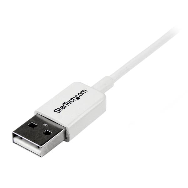 STARTECH .com 2m USB 2.0 A/Micro-B m/m USB cable USB A Micro-USB B 0,48 Gbit/s White (USBPAUB2MW) - Cartouches Certifiees