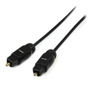 STARTECH .com 3 ft Thin Toslink Digital audio cable 0,91 m Black (THINTOS3) - Cartouches Certifiees
