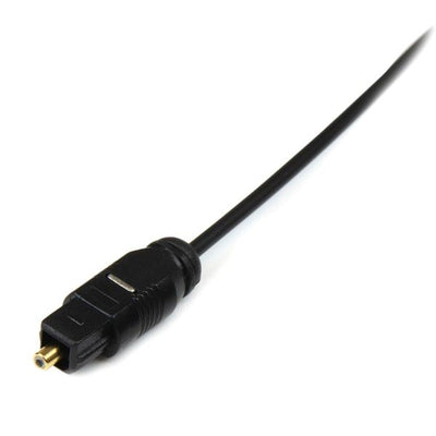 STARTECH .com 3 ft Thin Toslink Digital audio cable 0,91 m Black (THINTOS3) - Cartouches Certifiees