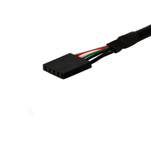 STARTECH .com 30 cm Inbouwpaneel USB Kabel - USB A naar Moederbord Aansluitkabel F/F USB cable 0,3 m Black (USBPNLAFHD1) - Cartouches Certifiees