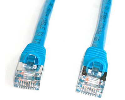 STARTECH .com 50 ft Blue Shielded (Snagless) Category 5e (350 MHz) STP Patch Cable networking cable 15,24 m (S45PATCH50BL) - Cartouches Certifiees