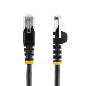 STARTECH .com 6 ft Black Snagless Category 5e (350 MHz) UTP Patch Cable networking cable 1,83 m (45PATCH6BK) - Cartouches Certifiees
