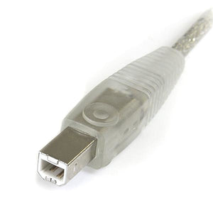 STARTECH .com 6 ft. Transparent USB 2.0 Cable A-B M/M USB cable 1,83 m (USB2HAB6T) - Cartouches Certifiees