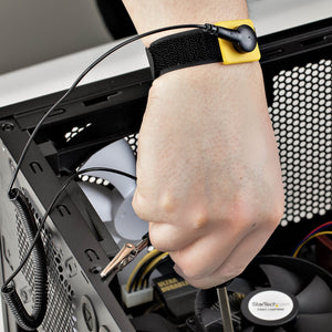 STARTECH .com antistatic wrist strap Black (ESD-WRIST-STRAP) - Cartouches Certifiees
