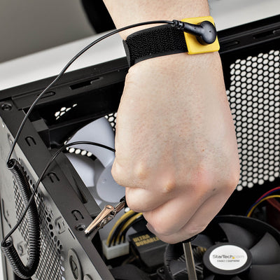 STARTECH .com antistatic wrist strap Black (ESD-WRIST-STRAP) - Cartouches Certifiees