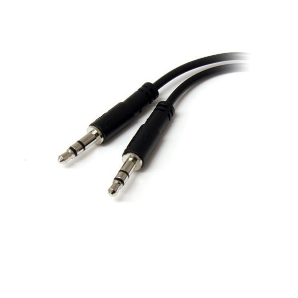 STARTECH .com audio cable 0,13 m 3.5mm 2 x 3.5mm Black (MUYHSFMM) - Cartouches Certifiees