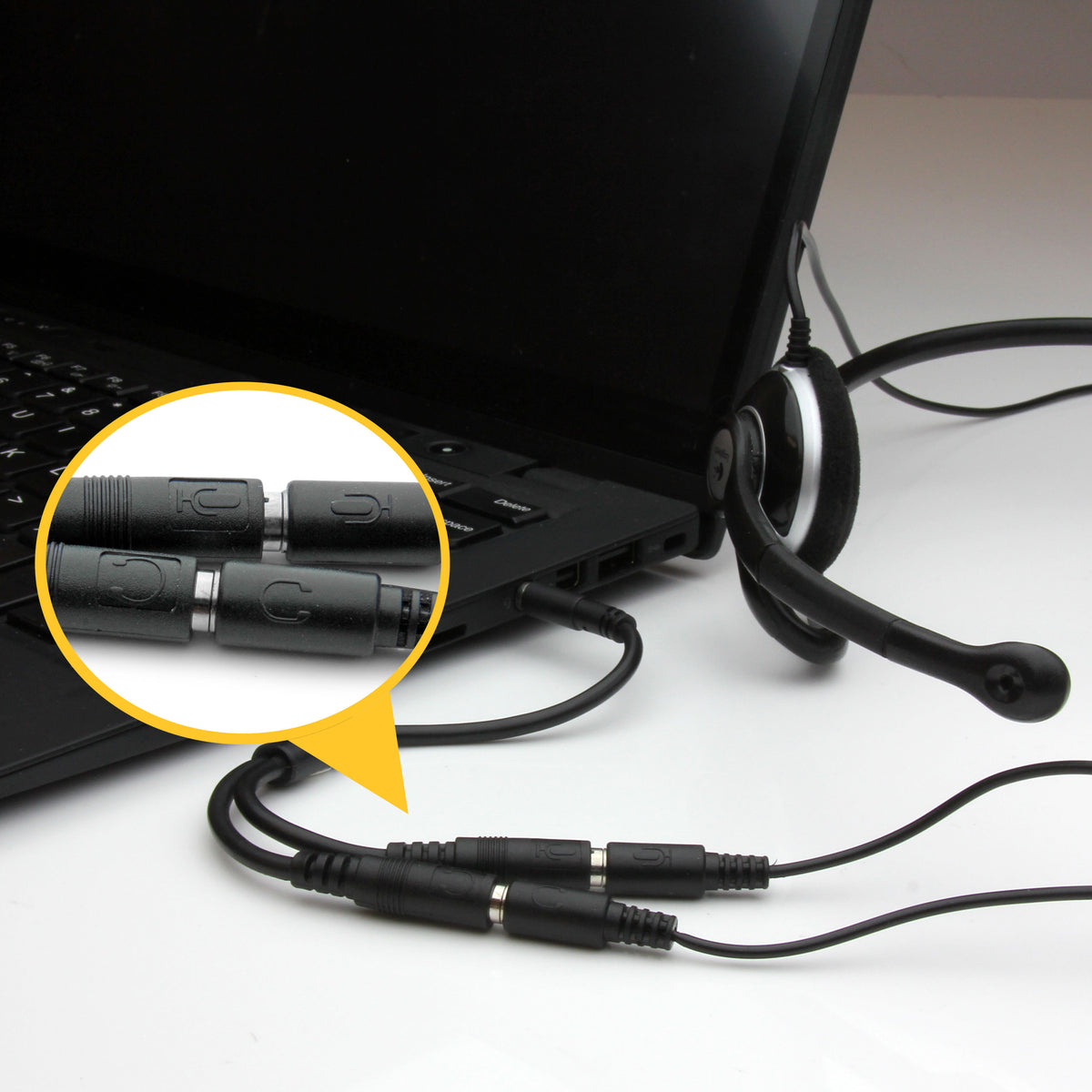 STARTECH .com audio splitter Black (MUYHSMFF) - Cartouches Certifiees