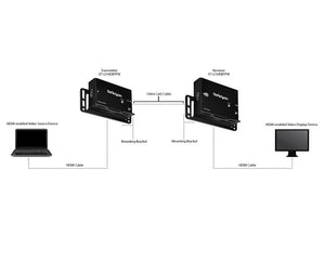 STARTECH .com AV extender AV transmitter & receiver Black (ST121HDBTPW) - Cartouches Certifiees