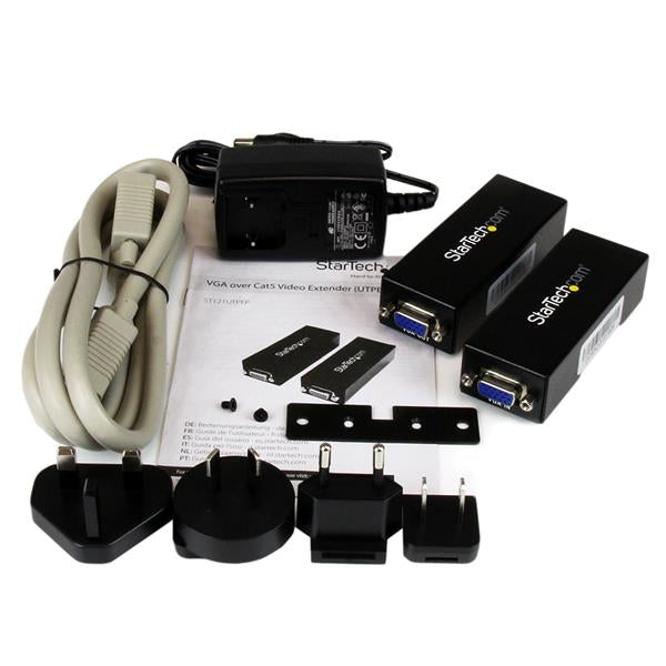 STARTECH .com AV extender AV transmitter & receiver Black (ST121UTPEP) - Cartouches Certifiees
