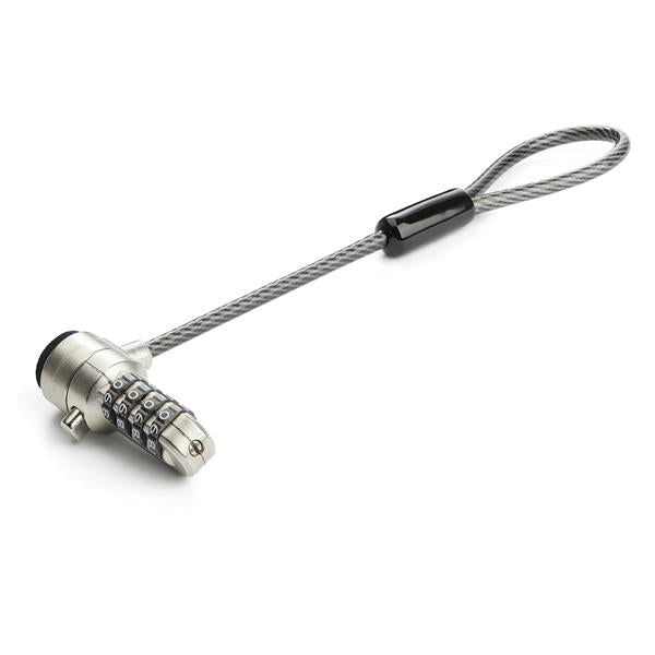 STARTECH .com cable lock Black, Silver (BRNCHLOCK) - Cartouches Certifiees