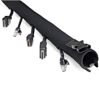 STARTECH .com cable sleeve Black (WKSTNCMZP) - Cartouches Certifiees