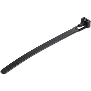 STARTECH .com cable tie Releasable cable tie Nylon, Plastic Black 100 pc(s) (CBMZTRB5BK) - Cartouches Certifiees